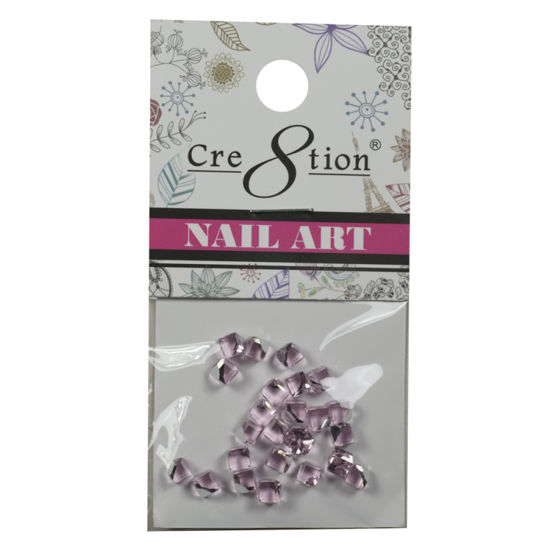 Cre8tion Nail Art Charms, Pink, D15 